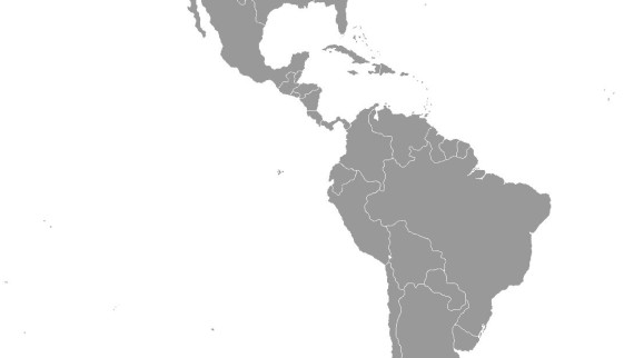 Carte de l'Amérique latine