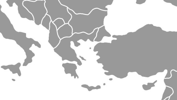 Carte de l'Europe du Sud-Est